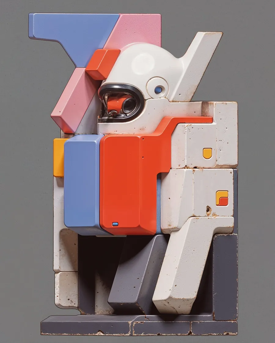 Obra de Boldtron: robot astronauta modular